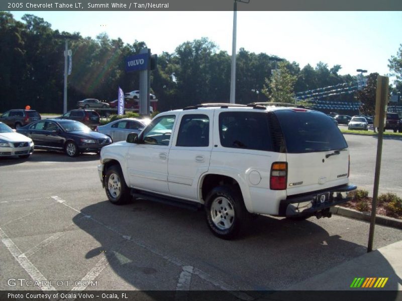 Summit White / Tan/Neutral 2005 Chevrolet Tahoe LT