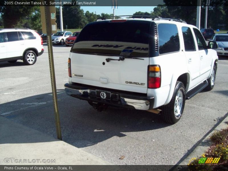 Summit White / Tan/Neutral 2005 Chevrolet Tahoe LT