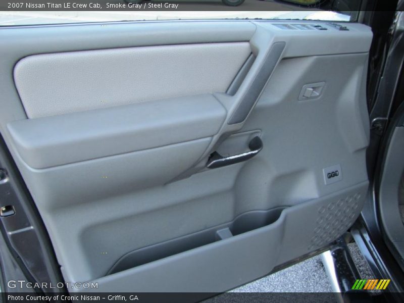 Smoke Gray / Steel Gray 2007 Nissan Titan LE Crew Cab