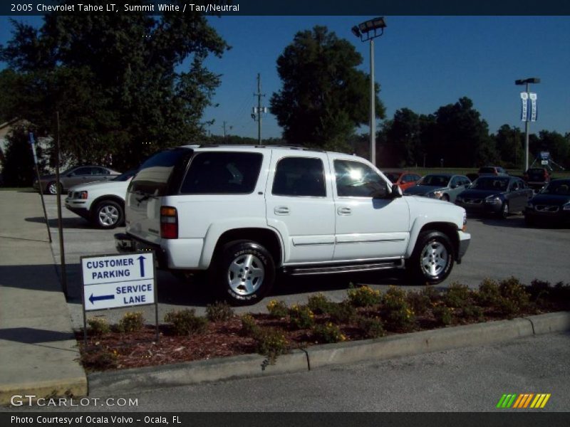 Summit White / Tan/Neutral 2005 Chevrolet Tahoe LT