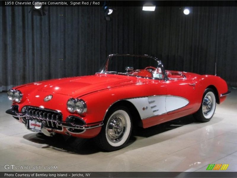  1958 Corvette Convertible Signet Red