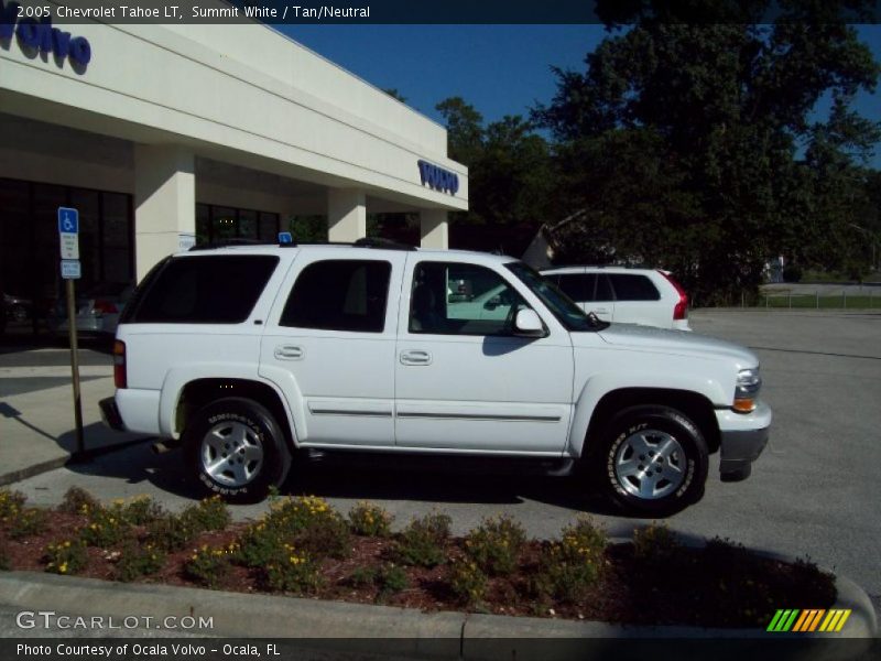 Summit White / Tan/Neutral 2005 Chevrolet Tahoe LT