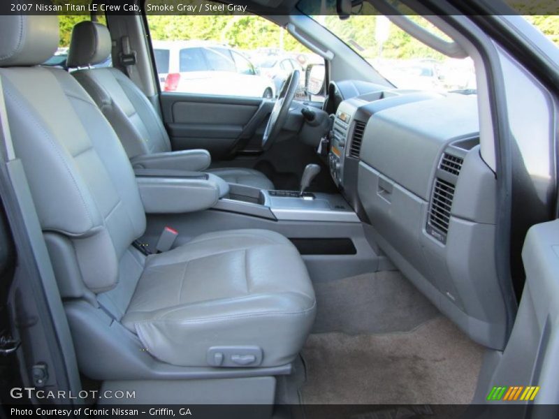 Smoke Gray / Steel Gray 2007 Nissan Titan LE Crew Cab