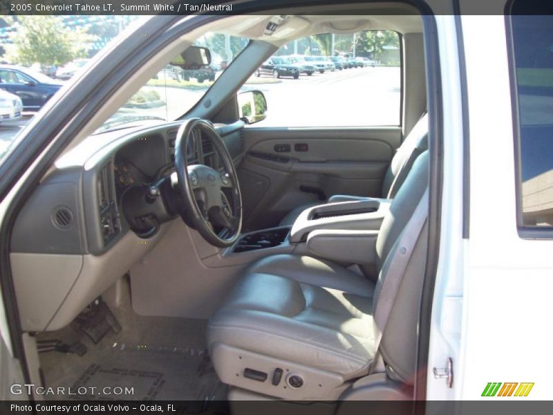 Summit White / Tan/Neutral 2005 Chevrolet Tahoe LT