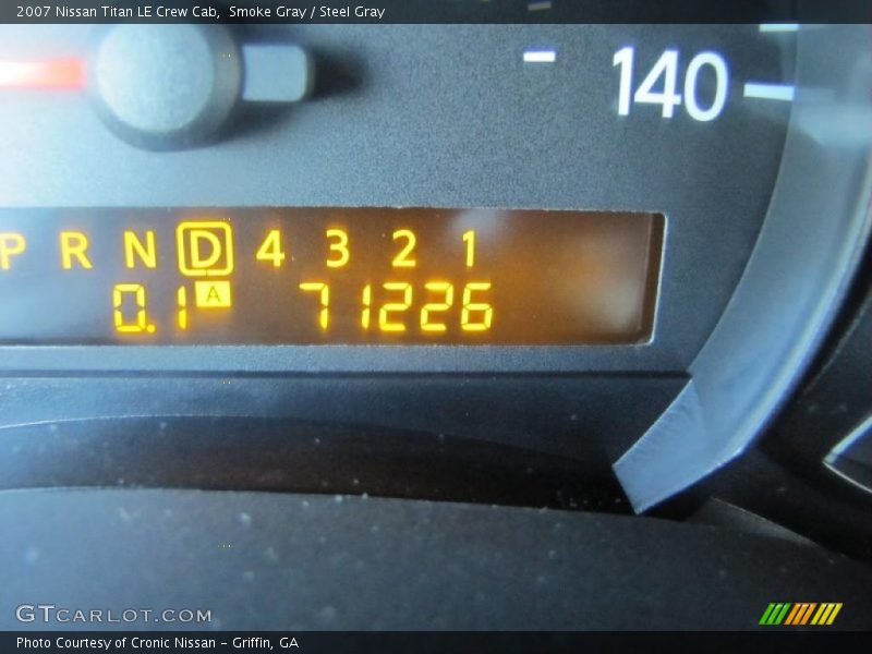 Smoke Gray / Steel Gray 2007 Nissan Titan LE Crew Cab