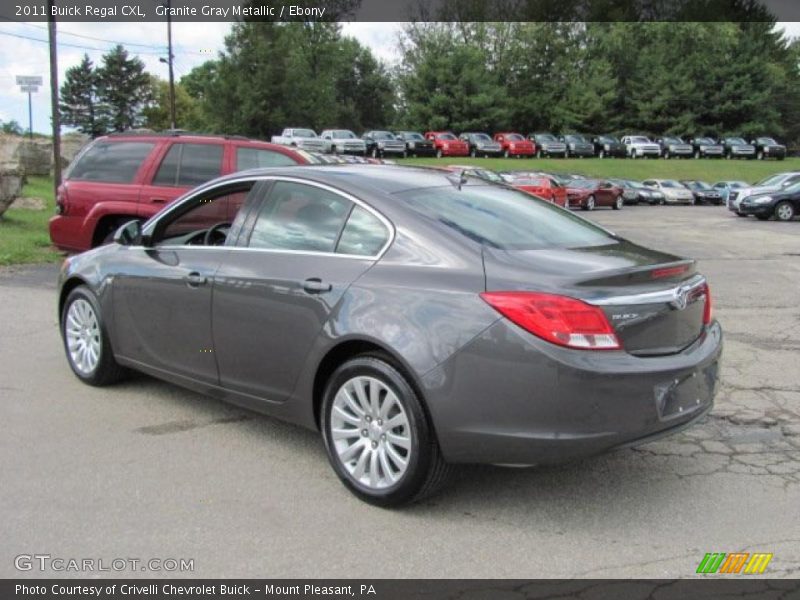 Granite Gray Metallic / Ebony 2011 Buick Regal CXL