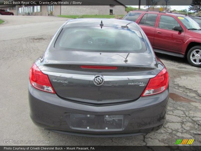 Granite Gray Metallic / Ebony 2011 Buick Regal CXL