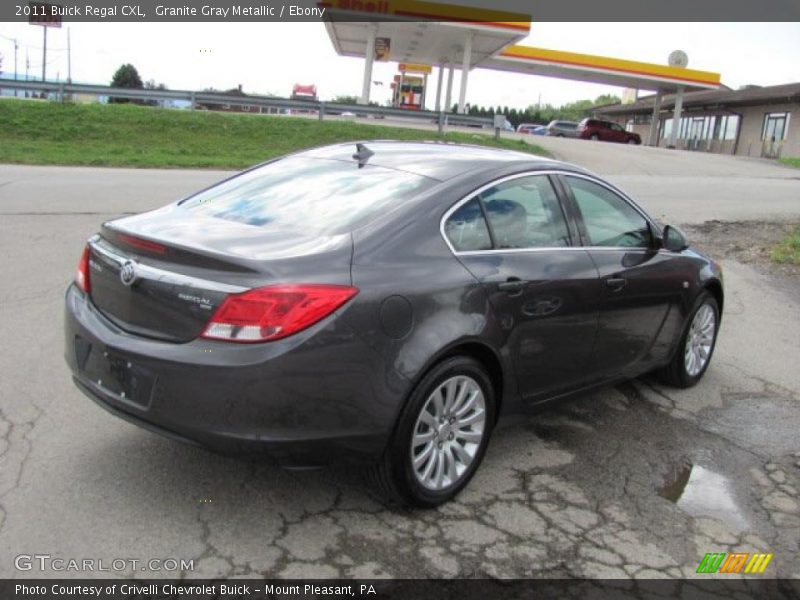 Granite Gray Metallic / Ebony 2011 Buick Regal CXL