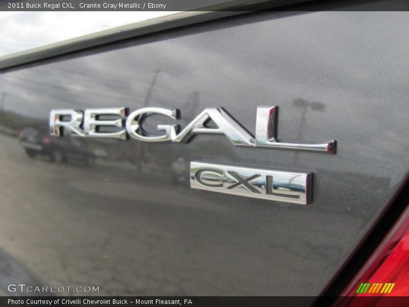 Granite Gray Metallic / Ebony 2011 Buick Regal CXL