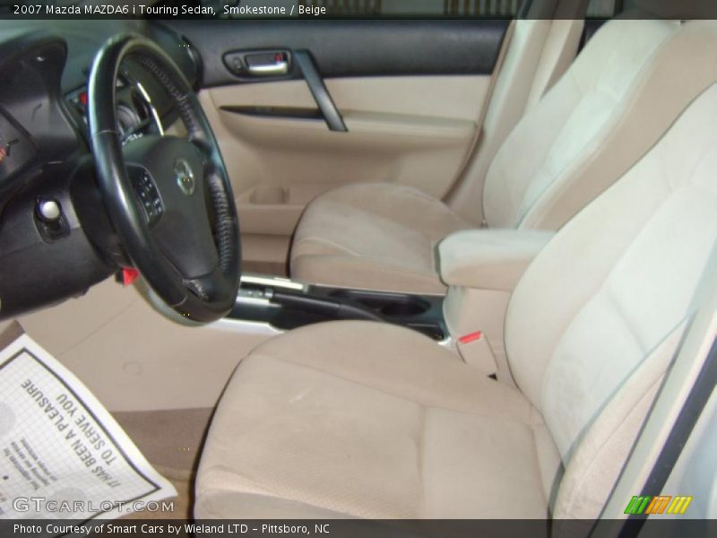 Smokestone / Beige 2007 Mazda MAZDA6 i Touring Sedan