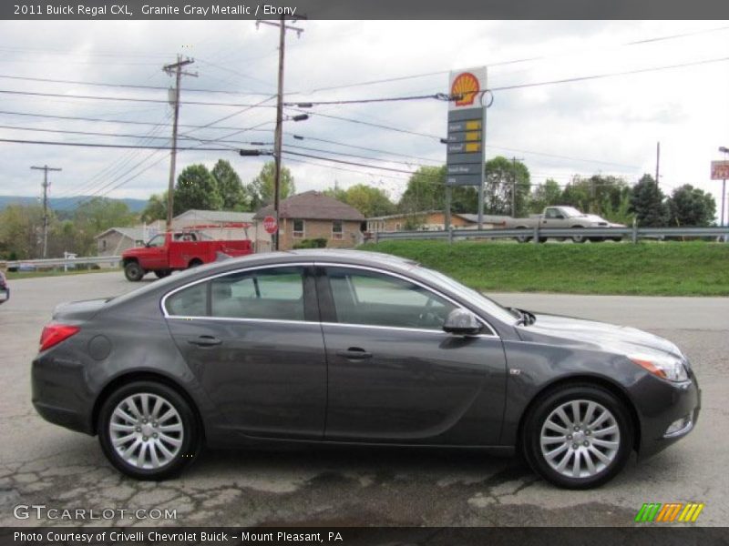 Granite Gray Metallic / Ebony 2011 Buick Regal CXL