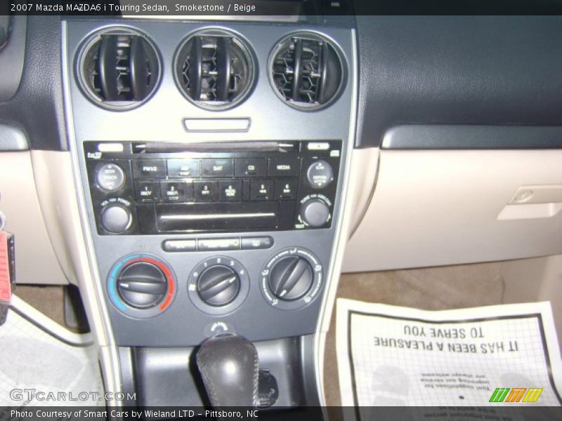 Smokestone / Beige 2007 Mazda MAZDA6 i Touring Sedan