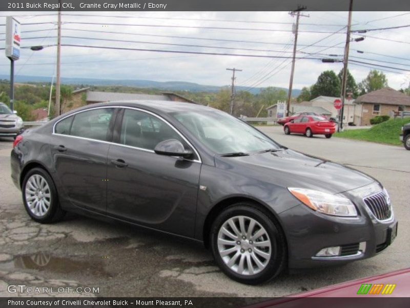 Granite Gray Metallic / Ebony 2011 Buick Regal CXL