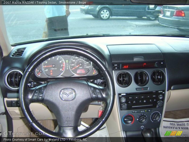 Smokestone / Beige 2007 Mazda MAZDA6 i Touring Sedan