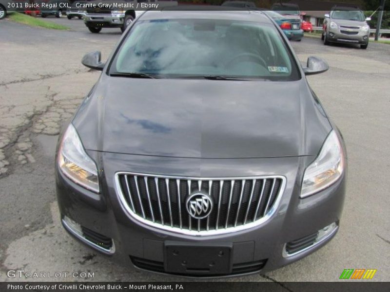 Granite Gray Metallic / Ebony 2011 Buick Regal CXL