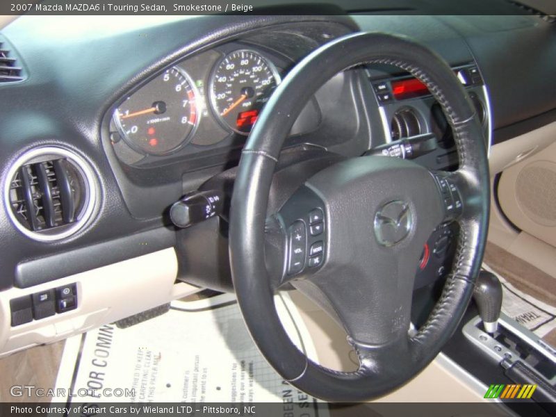 Smokestone / Beige 2007 Mazda MAZDA6 i Touring Sedan