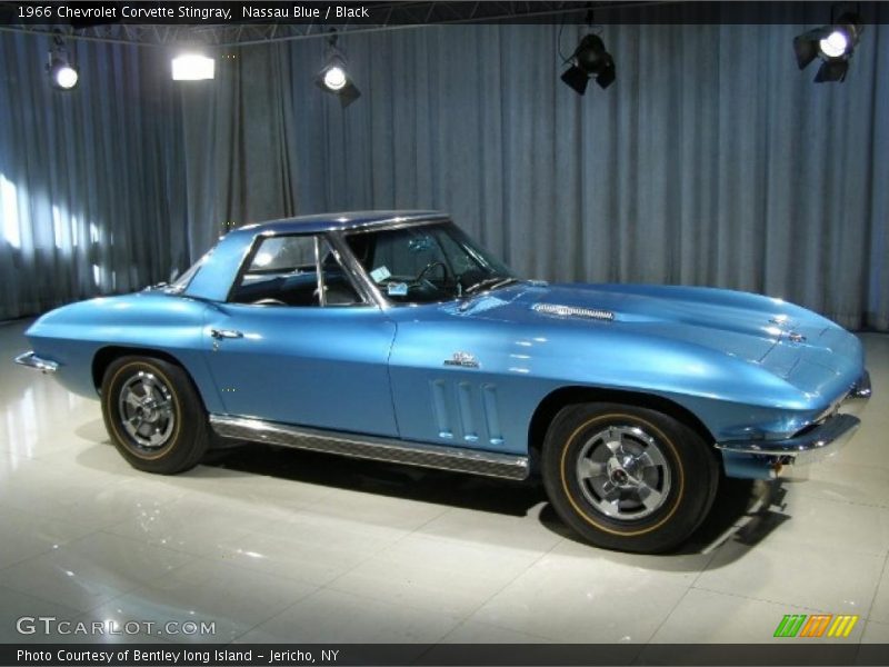 Nassau Blue / Black 1966 Chevrolet Corvette Stingray