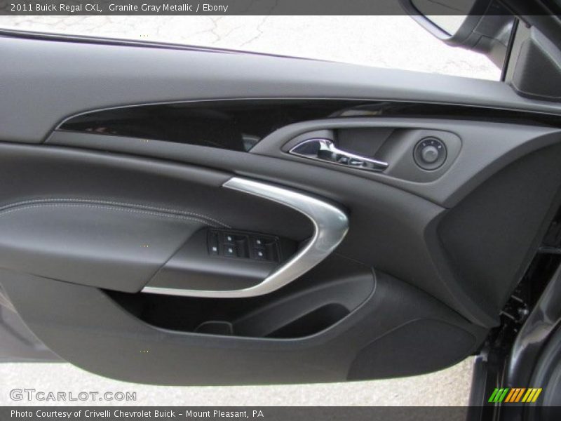 Granite Gray Metallic / Ebony 2011 Buick Regal CXL