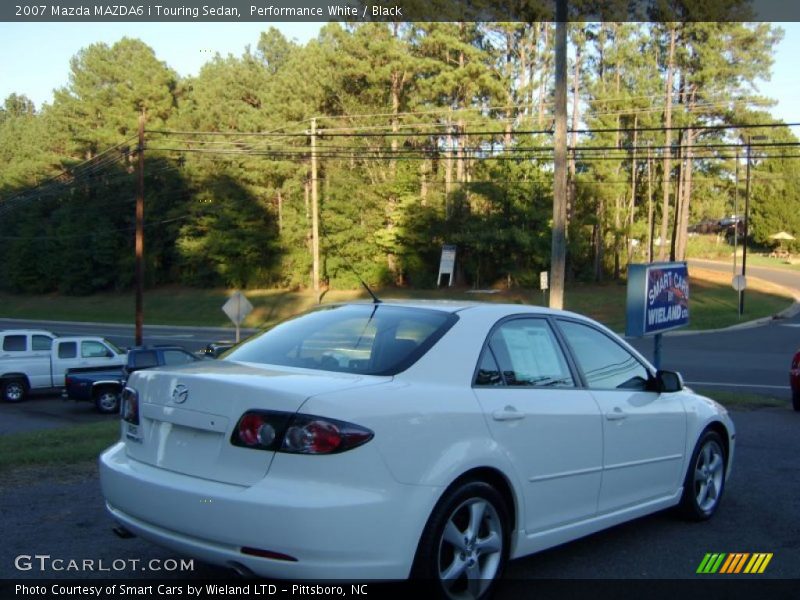 Performance White / Black 2007 Mazda MAZDA6 i Touring Sedan