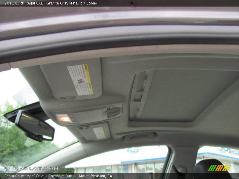 Granite Gray Metallic / Ebony 2011 Buick Regal CXL