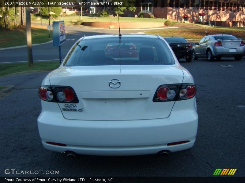 Performance White / Black 2007 Mazda MAZDA6 i Touring Sedan