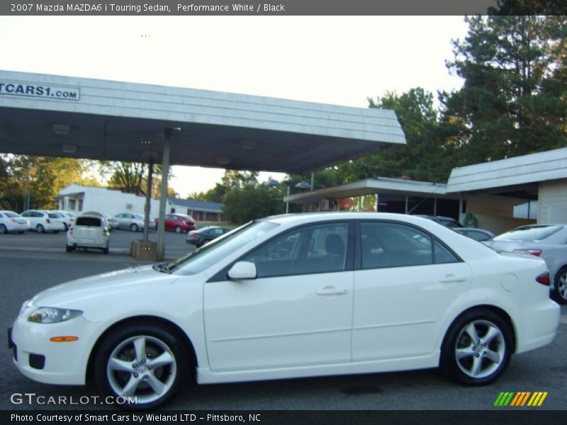 Performance White / Black 2007 Mazda MAZDA6 i Touring Sedan
