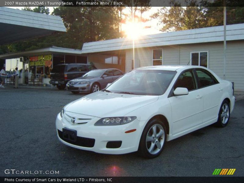 Performance White / Black 2007 Mazda MAZDA6 i Touring Sedan