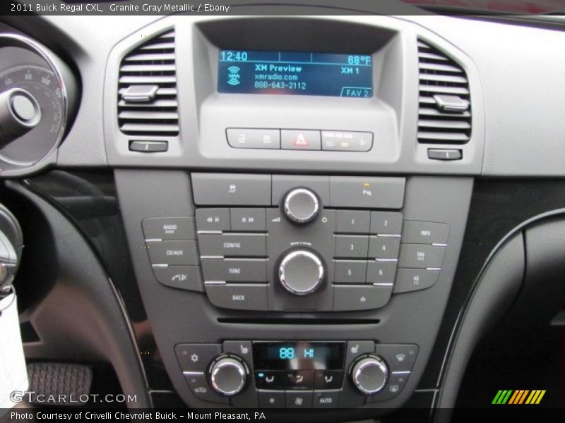 Granite Gray Metallic / Ebony 2011 Buick Regal CXL
