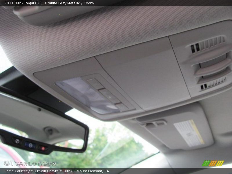 Granite Gray Metallic / Ebony 2011 Buick Regal CXL