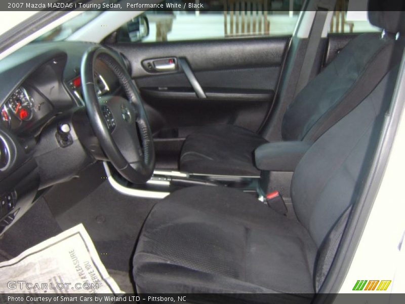 Performance White / Black 2007 Mazda MAZDA6 i Touring Sedan