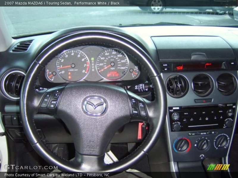 Performance White / Black 2007 Mazda MAZDA6 i Touring Sedan
