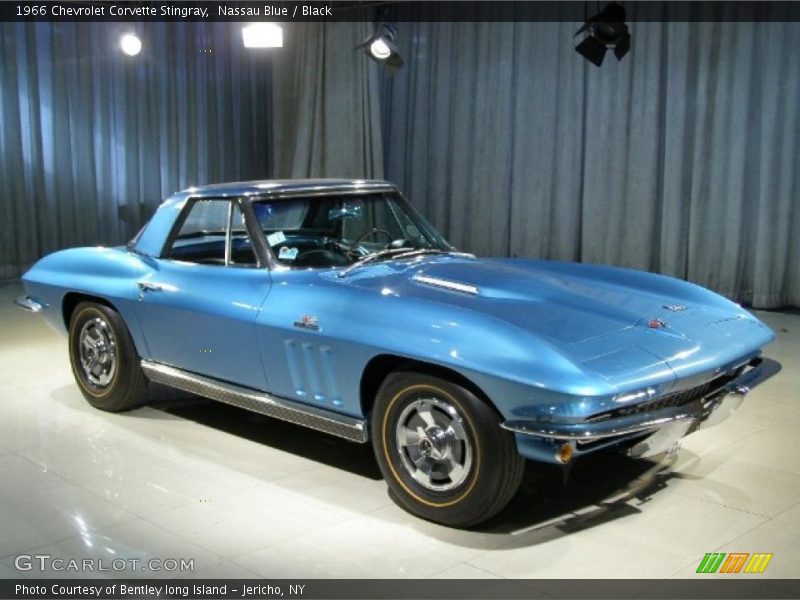 Nassau Blue / Black 1966 Chevrolet Corvette Stingray