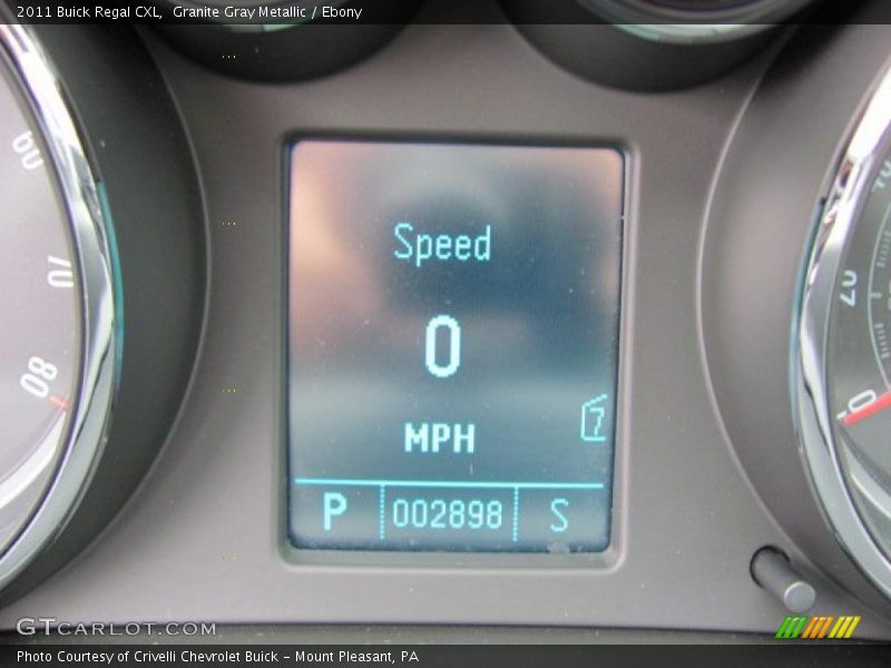 Granite Gray Metallic / Ebony 2011 Buick Regal CXL