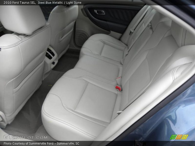Steel Blue Metallic / Light Stone 2010 Ford Taurus SEL