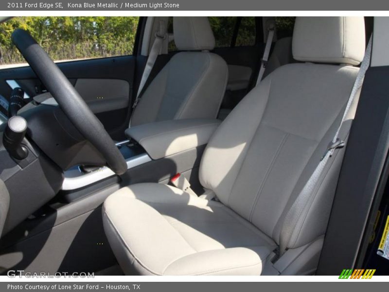 Kona Blue Metallic / Medium Light Stone 2011 Ford Edge SE