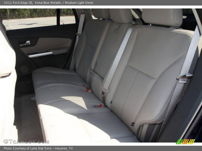 Kona Blue Metallic / Medium Light Stone 2011 Ford Edge SE