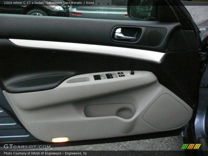 Lakeshore Slate Metallic / Stone 2009 Infiniti G 37 x Sedan