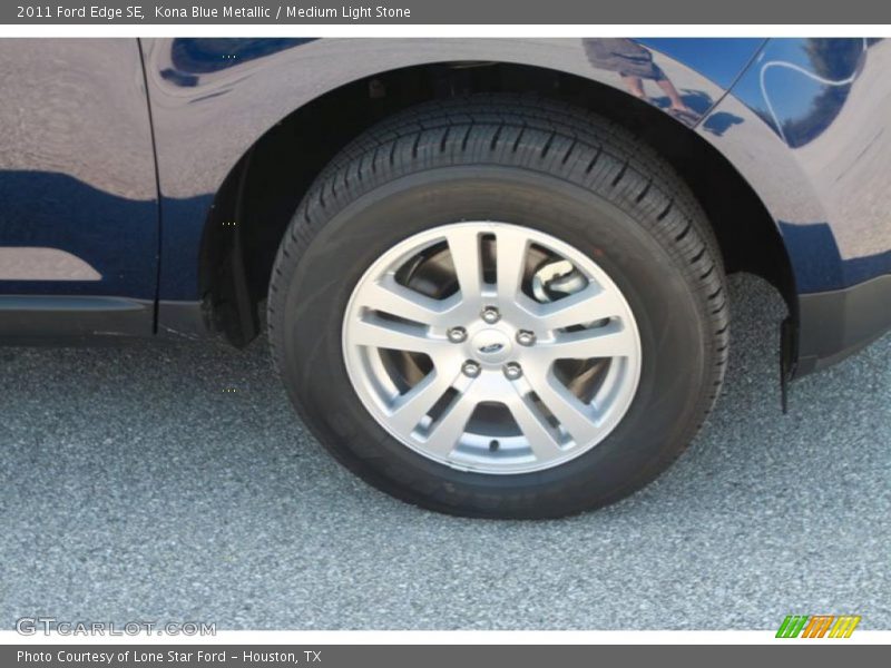 Kona Blue Metallic / Medium Light Stone 2011 Ford Edge SE