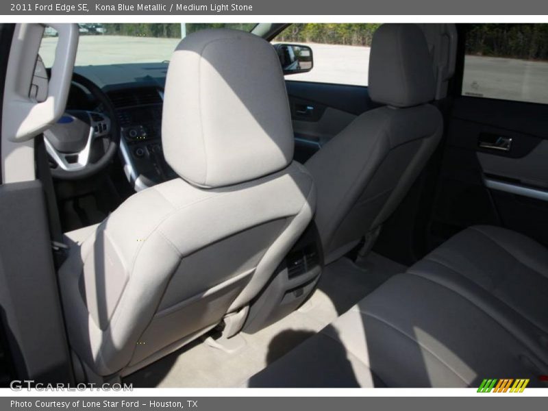 Kona Blue Metallic / Medium Light Stone 2011 Ford Edge SE