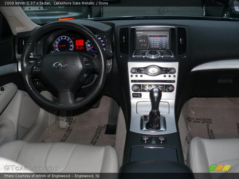 Lakeshore Slate Metallic / Stone 2009 Infiniti G 37 x Sedan