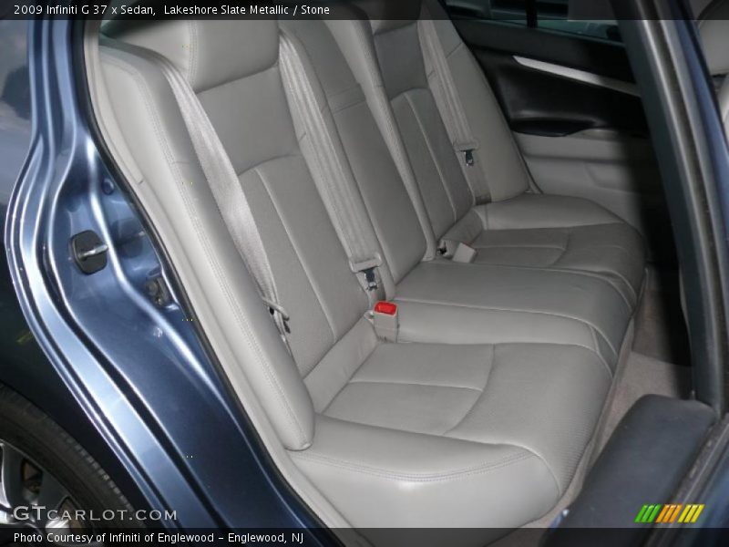 Lakeshore Slate Metallic / Stone 2009 Infiniti G 37 x Sedan
