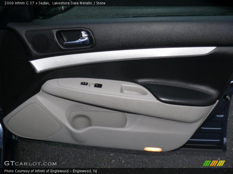 Lakeshore Slate Metallic / Stone 2009 Infiniti G 37 x Sedan