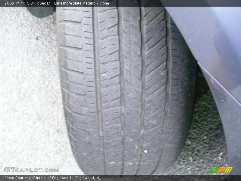 Lakeshore Slate Metallic / Stone 2009 Infiniti G 37 x Sedan