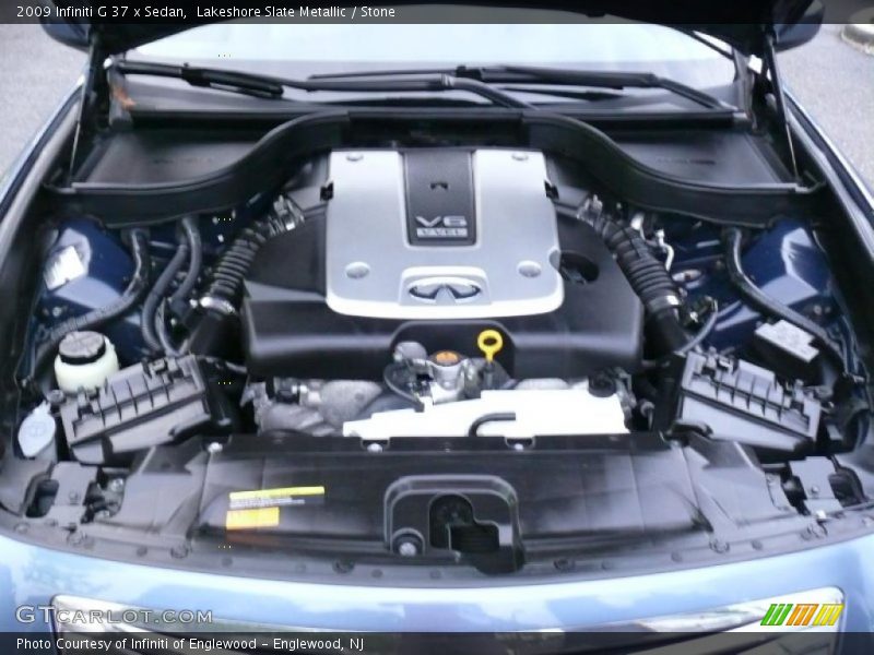 Lakeshore Slate Metallic / Stone 2009 Infiniti G 37 x Sedan