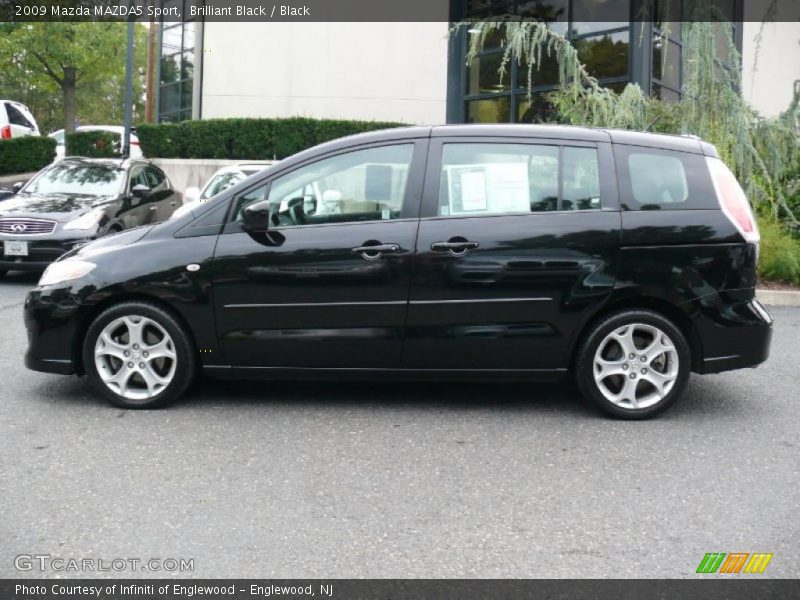 Brilliant Black / Black 2009 Mazda MAZDA5 Sport