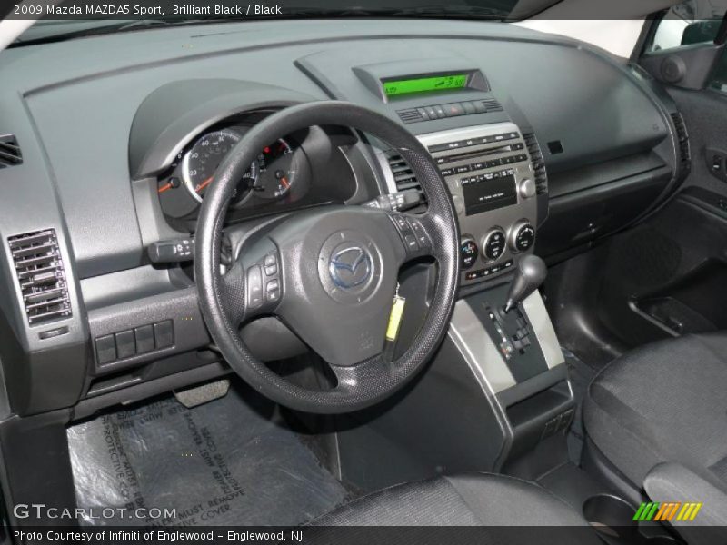 Brilliant Black / Black 2009 Mazda MAZDA5 Sport