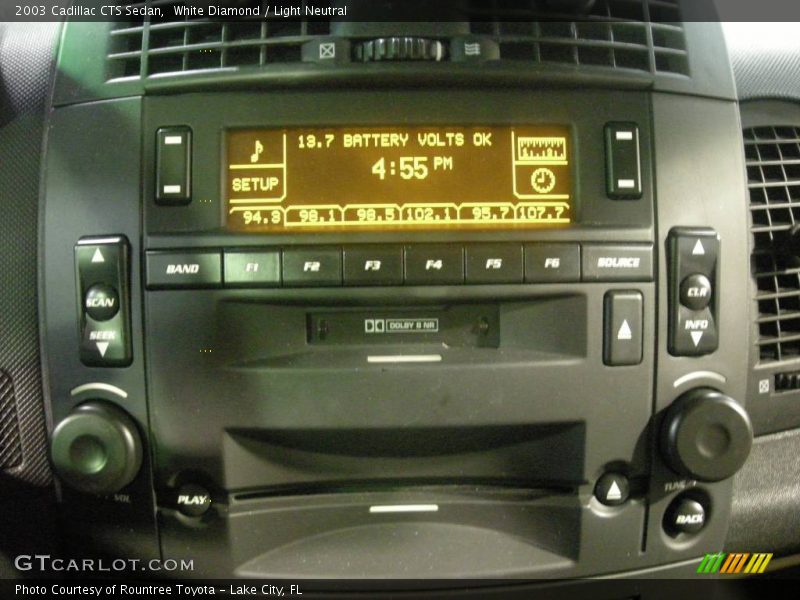 White Diamond / Light Neutral 2003 Cadillac CTS Sedan
