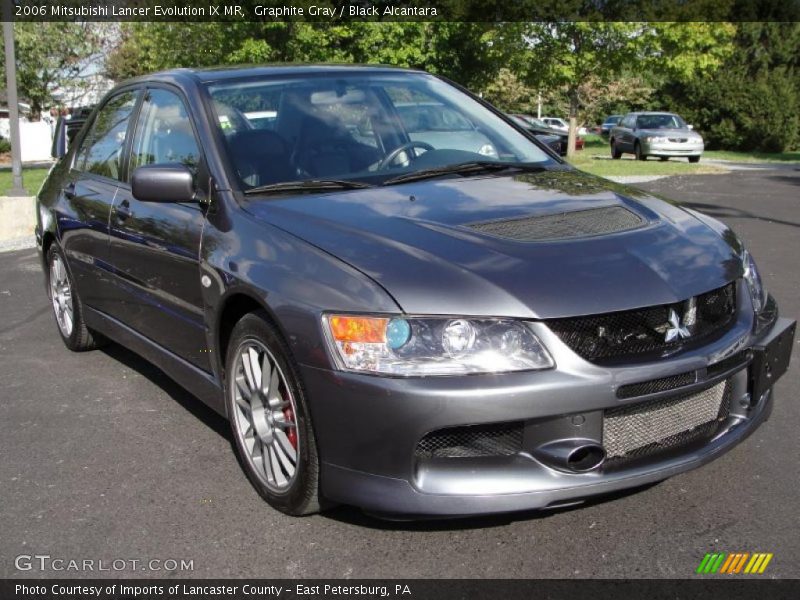 Graphite Gray / Black Alcantara 2006 Mitsubishi Lancer Evolution IX MR