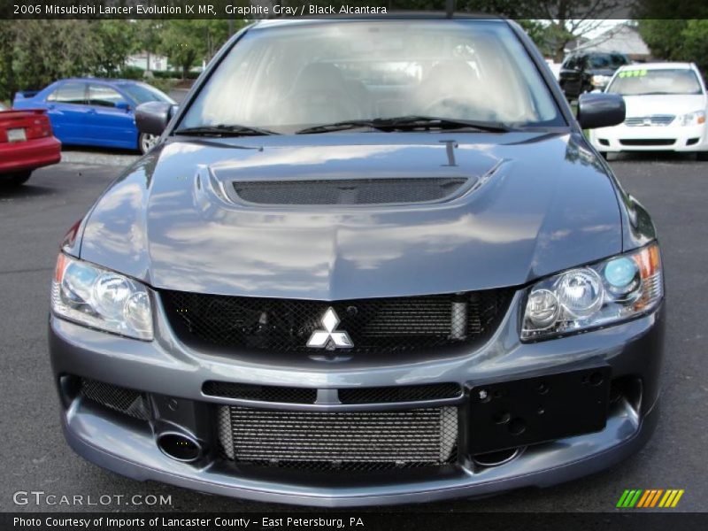 Graphite Gray / Black Alcantara 2006 Mitsubishi Lancer Evolution IX MR