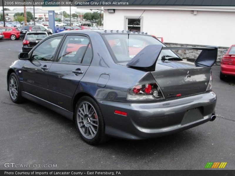 Graphite Gray / Black Alcantara 2006 Mitsubishi Lancer Evolution IX MR